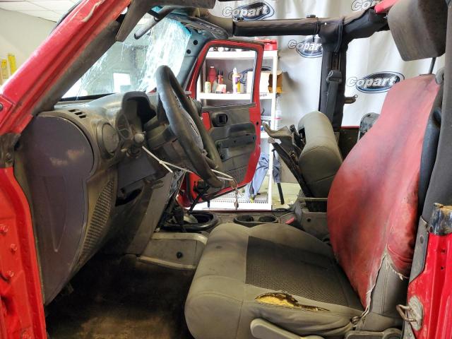 1J4AA2D16AL176965 - 2010 JEEP WRANGLER S RED photo 7