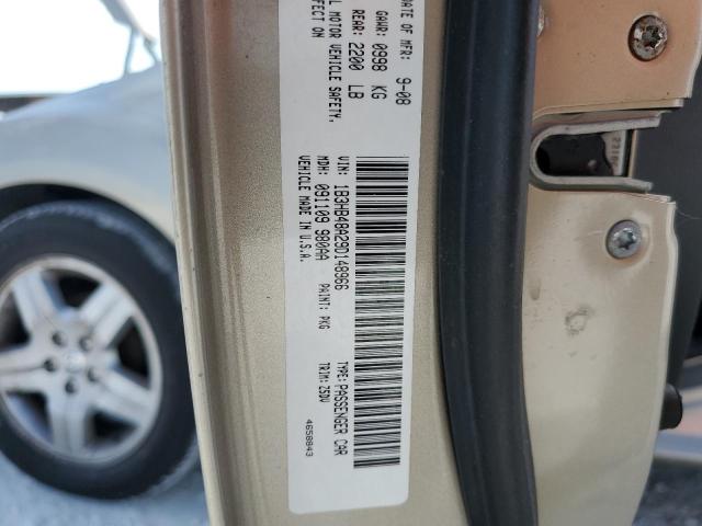 1B3HB48A29D148966 - 2009 DODGE CALIBER SX BEIGE photo 12