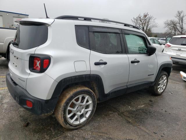 ZACNJBAB3LPL40818 - 2020 JEEP RENEGADE S SILVER photo 3