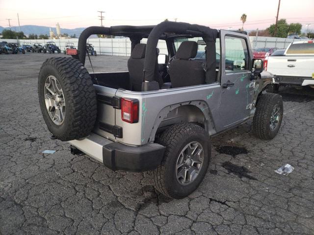 1C4AJWBG8DL618234 - 2013 JEEP WRANGLER S SILVER photo 3