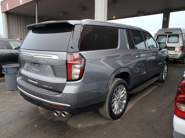 1GNSKFKDXMR126252 - 2021 CHEVROLET SUBURBAN K GRAY photo 3