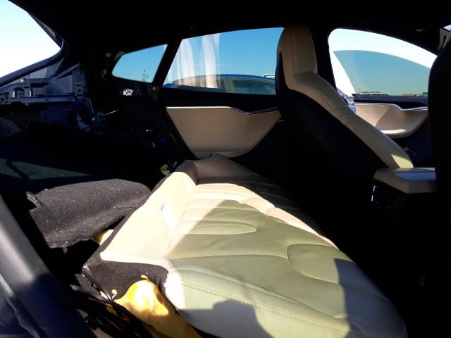 5YJSA1E29FF118676 - 2015 TESLA MODEL S GRAY photo 10