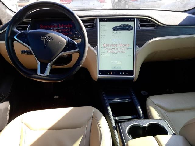 5YJSA1E29FF118676 - 2015 TESLA MODEL S GRAY photo 8