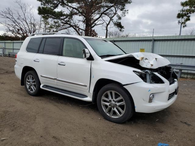 JTJHY7AX9E4160343 - 2014 LEXUS LX 570 WHITE photo 4