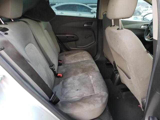 1G1JA5SH0C4180006 - 2012 CHEVROLET SONIC LS SILVER photo 10