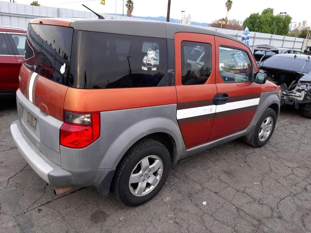 5J6YH28513L033481 - 2003 HONDA ELEMENT EX ORANGE photo 3