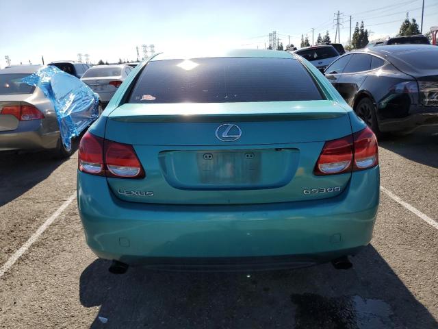 JTHBH96S365039481 - 2006 LEXUS GS 300 TEAL photo 6