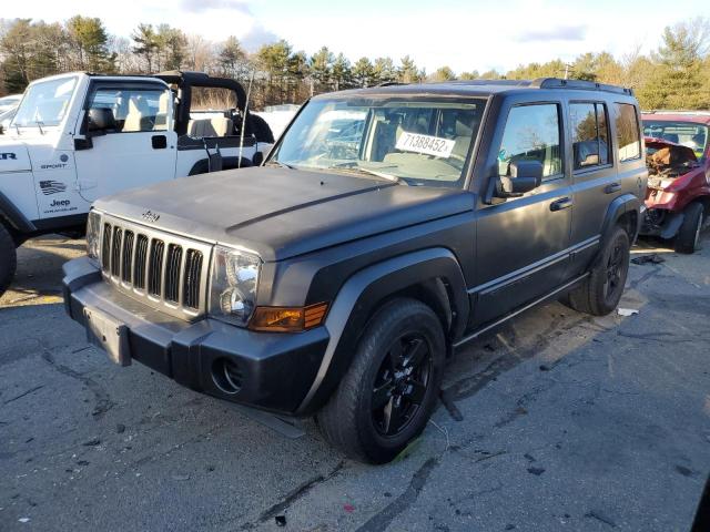 1J8HG48K36C337242 - 2006 JEEP COMMANDER BLACK photo 1