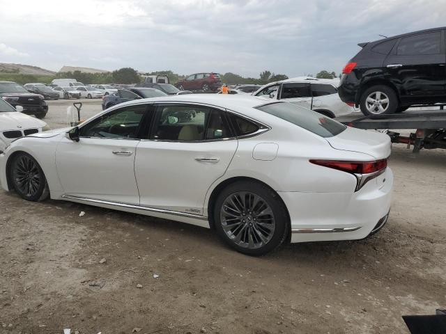 JTHCYLFF9J5001332 - 2018 LEXUS LS 500H WHITE photo 2