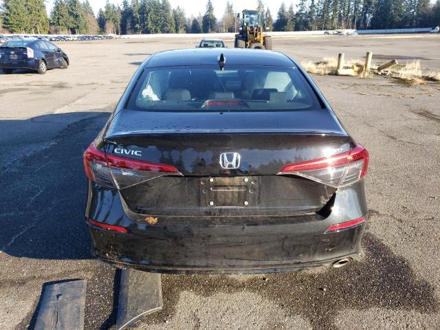 2HGFE2F51NH504362 - 2022 HONDA CIVIC SPOR BLACK photo 6