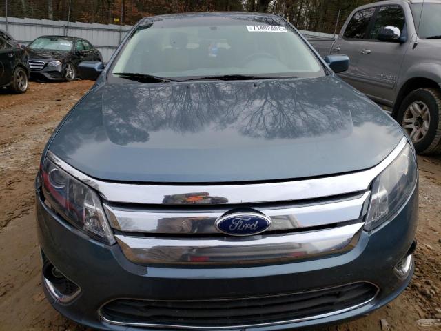 3FAHP0JA6CR236975 - 2012 FORD FUSION SEL BLUE photo 5