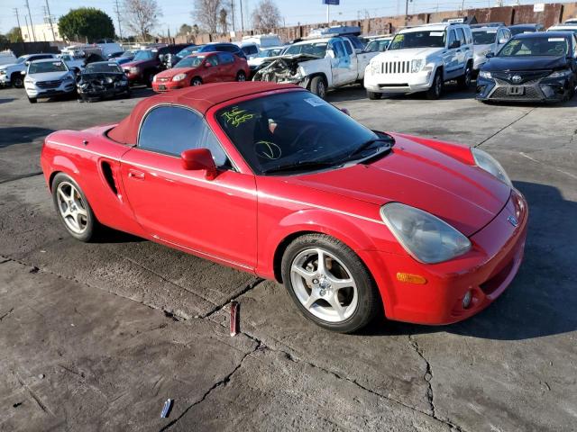 JTDFR320740068672 - 2004 TOYOTA MR2 SPYDER RED photo 4