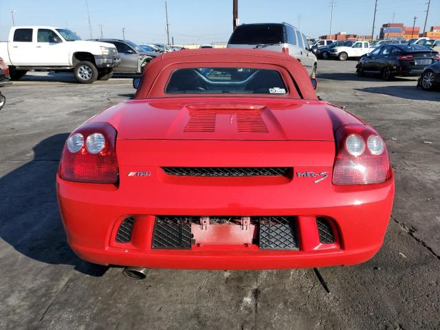 JTDFR320740068672 - 2004 TOYOTA MR2 SPYDER RED photo 6