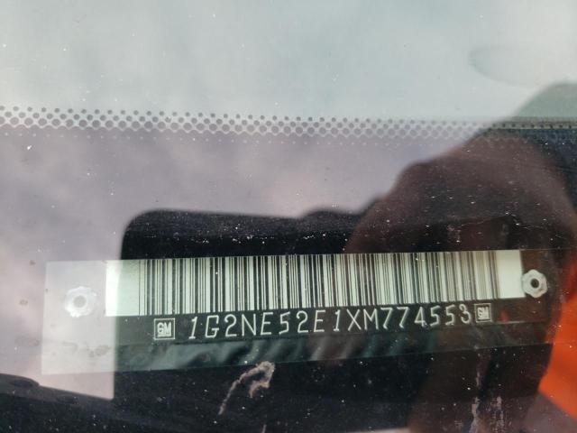 1G2NE52E1XM774553 - 1999 PONTIAC GRAND AM S WHITE photo 12