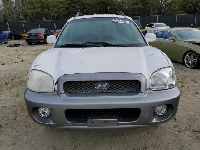 KM8SC13E23U473727 - 2003 HYUNDAI SANTA FE G WHITE photo 5