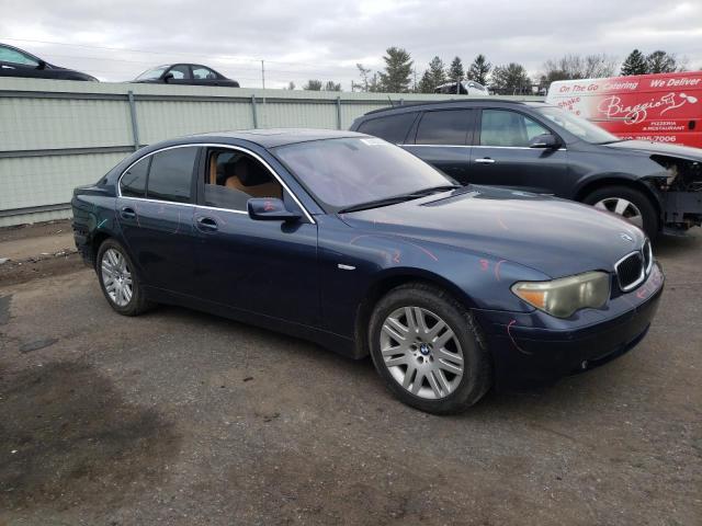 WBAGL63403DP65050 - 2003 BMW 745 I BLUE photo 4