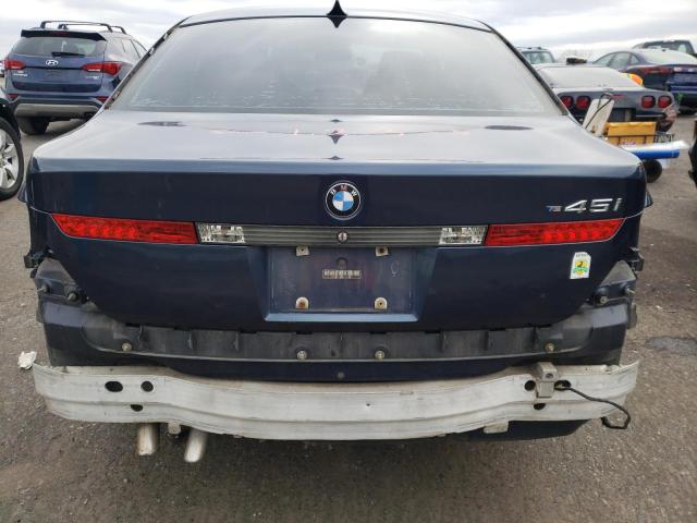 WBAGL63403DP65050 - 2003 BMW 745 I BLUE photo 6