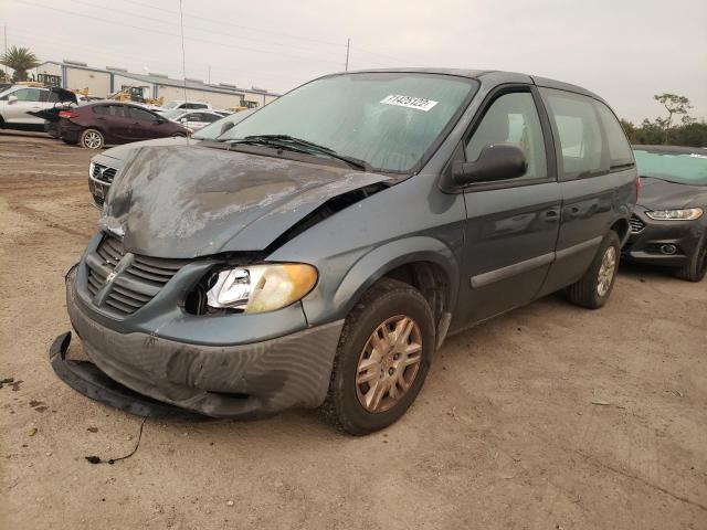 1D4GP25B76B730424 - 2006 DODGE CARAVAN SE TEAL photo 1