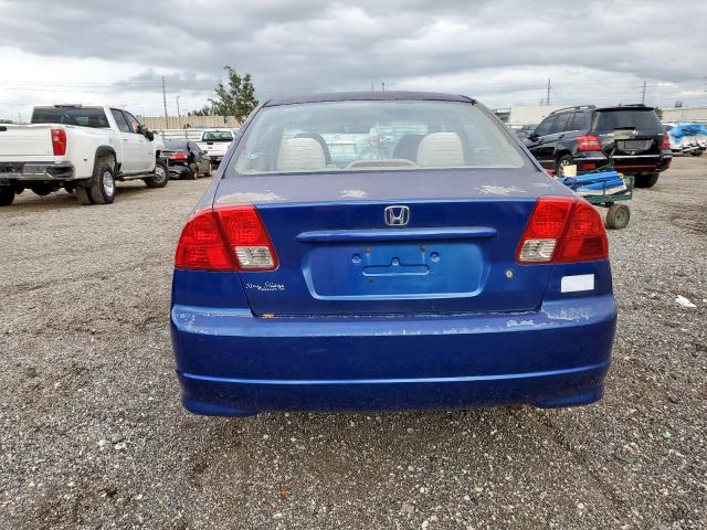 2HGES16385H549621 - 2005 HONDA CIVIC DX V BLUE photo 9