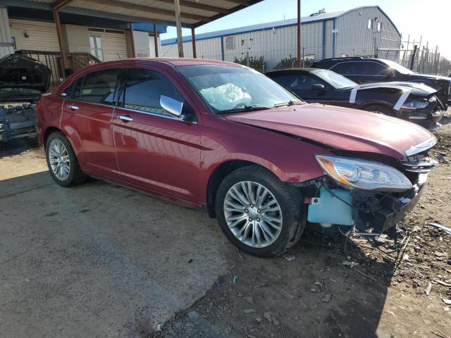 1C3CCBCG7DN583155 - 2013 CHRYSLER 200 LIMITE RED photo 4