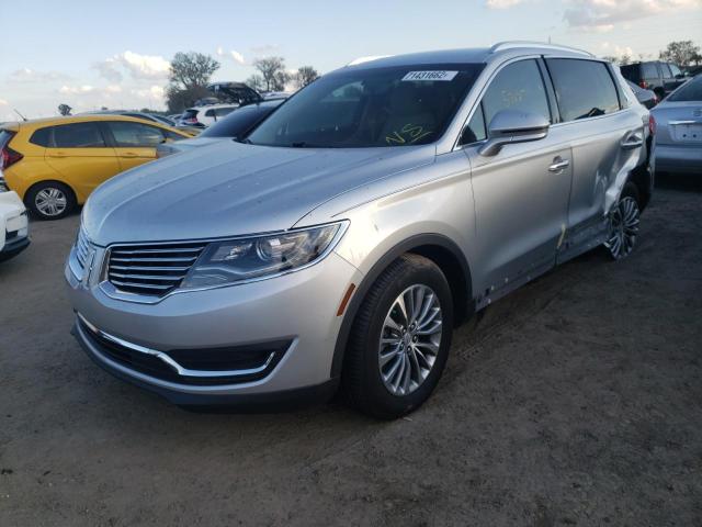 2LMPJ6KR9HB****** - 2017 LINCOLN MKX SELECT SILVER photo 1