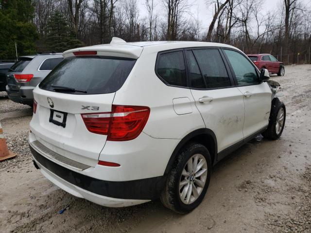 5UXWX7C56DL981346 - 2013 BMW X3 XDRIVE3 WHITE photo 3