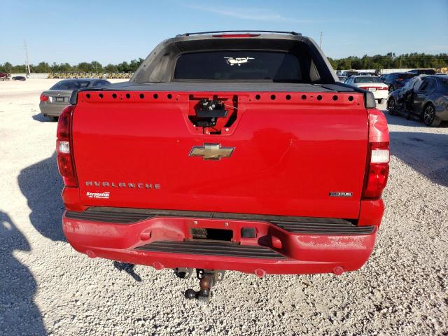 3GNFK12308G113673 - 2008 CHEVROLET AVALANCHE RED photo 6