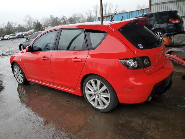 JM1BK34M881****** - 2008 MAZDA SPEED 3 RED photo 2