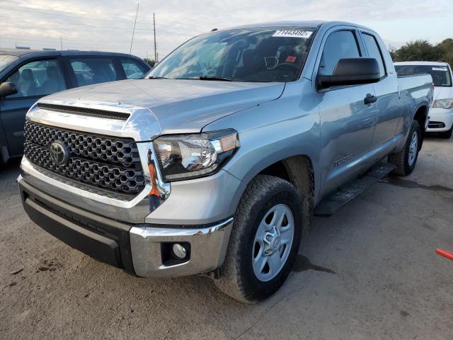 5TFRM5F15KX140712 - 2019 TOYOTA TUNDRA DOU SILVER photo 1