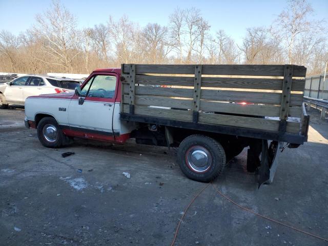 1B7HE16Y4KS103646 - 1989 DODGE D-SERIES D TWO TONE photo 2