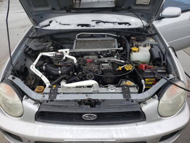 JF1GD29672G509539 - 2002 SUBARU IMPREZA WR SILVER photo 11