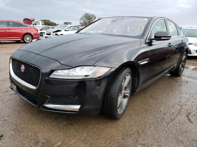 SAJBE4FX5JCY55381 - 2018 JAGUAR XF PRESTIG BLACK photo 1