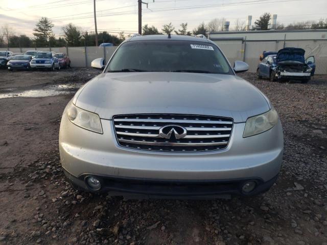 JNRBS08W64X403506 - 2004 INFINITI FX45 SILVER photo 5