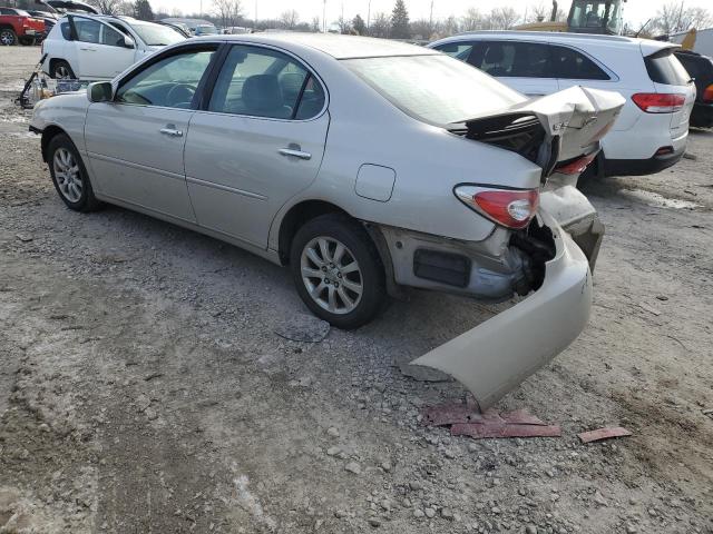 JTHBF30G230****** - 2003 LEXUS ES 300 WHITE photo 2