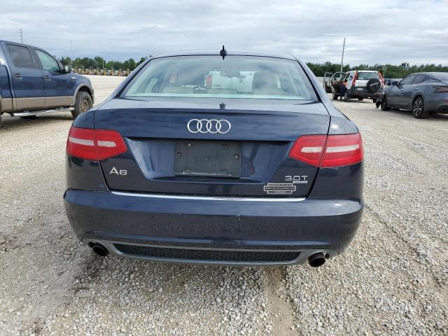 WAUKGAFB1BN036348 - 2011 AUDI A6 PRESTIG BLUE photo 6