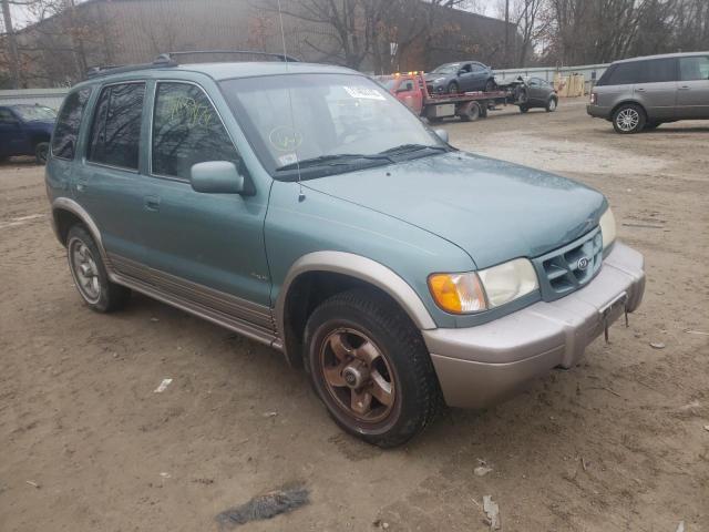 KNDJA723815058461 - 2001 KIA SPORTAGE GREEN photo 4