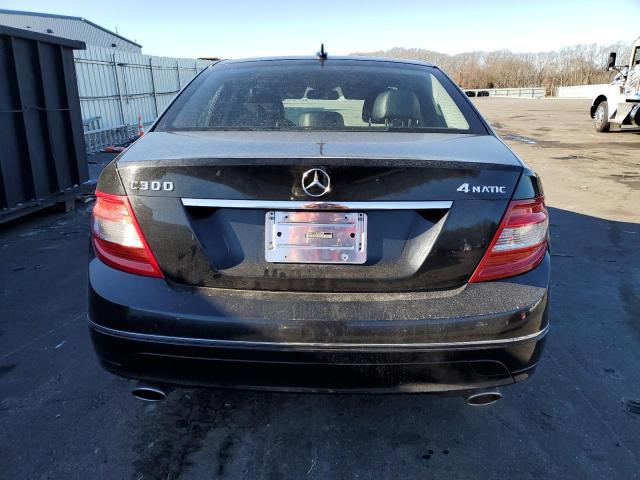 WDDGF81X79R058709 - 2009 MERCEDES-BENZ C 300 4MAT BLACK photo 6