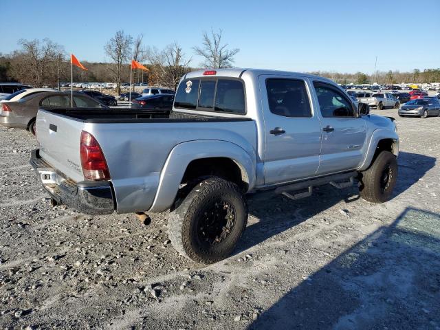 3TMJU62N36M011472 - 2006 TOYOTA TACOMA DOU SILVER photo 3
