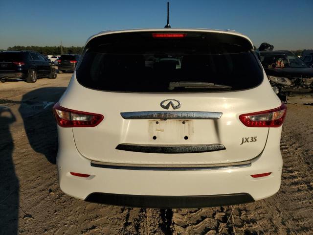 5N1AL0MN6DC305441 - 2013 INFINITI JX35 WHITE photo 6