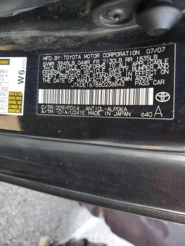 JTKDE167880238843 - 2008 TOYOTA SCION TC BLACK photo 12