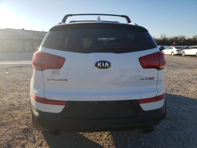 KNDPCCA61E7578648 - 2014 KIA SPORTAGE S WHITE photo 6