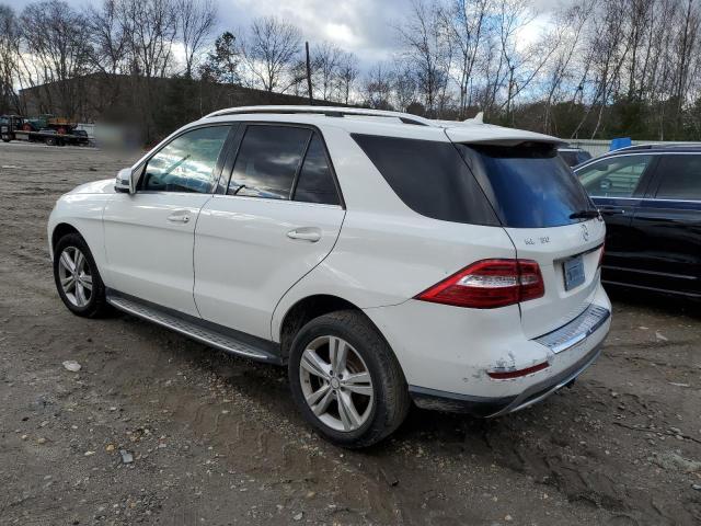 4JGDA5HB9EA320190 - 2014 MERCEDES-BENZ ML 350 4MA WHITE photo 2