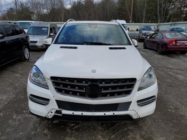 4JGDA5HB9EA320190 - 2014 MERCEDES-BENZ ML 350 4MA WHITE photo 5