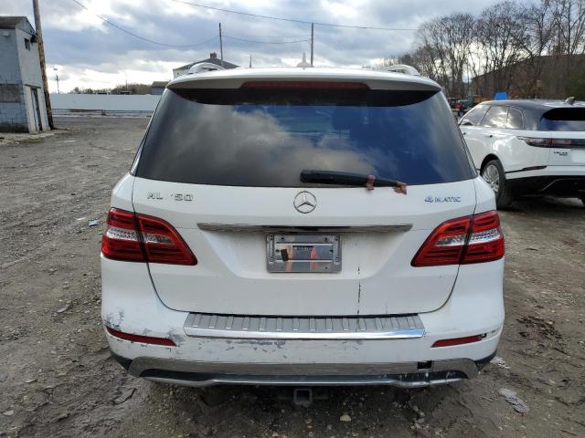 4JGDA5HB9EA320190 - 2014 MERCEDES-BENZ ML 350 4MA WHITE photo 6