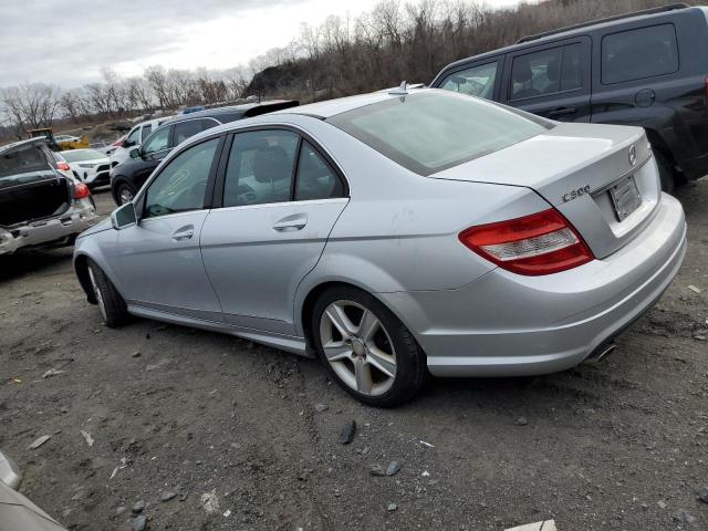 WDDGF8BB2AR094797 - 2010 MERCEDES-BENZ C 300 4MAT SILVER photo 2