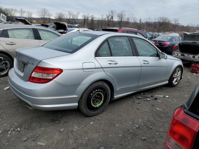 WDDGF8BB2AR094797 - 2010 MERCEDES-BENZ C 300 4MAT SILVER photo 3