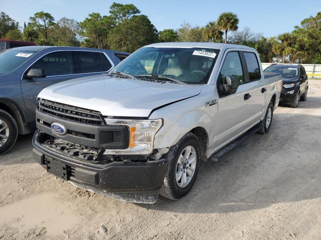 1FTEW1CB4JKD00542 - 2018 FORD F150 SUPER SILVER photo 1