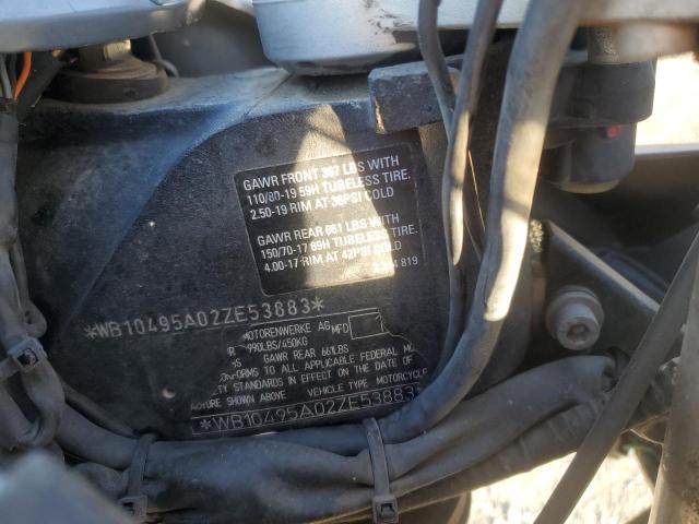 WB10495A02ZE53883 - 2002 BMW R1150 GS GRAY photo 10