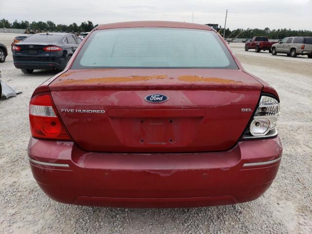 1FAHP24176G158709 - 2006 FORD FIVE HUNDR RED photo 6