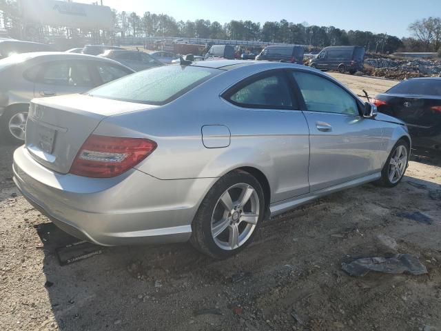 WDDGJ4HB5CF782974 - 2012 MERCEDES-BENZ C 250 SILVER photo 3